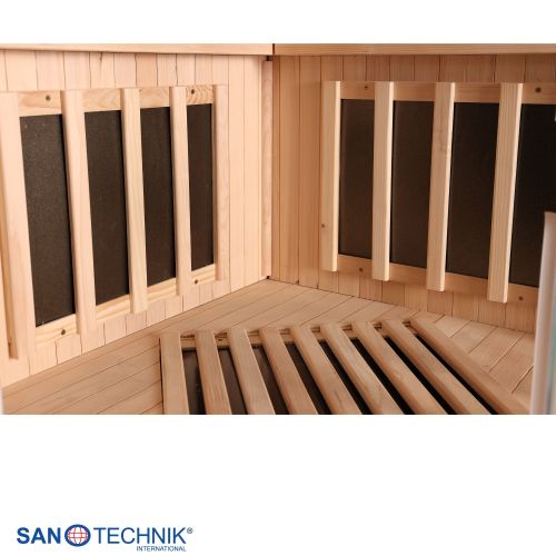 Sanotechnik - SUPREME Infrarotkabine für 2 Personen 120x120x190 cm
