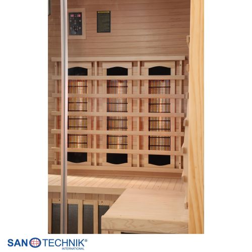 Sanotechnik - SUPREME Infrarotkabine für 2 Personen 120x120x190 cm