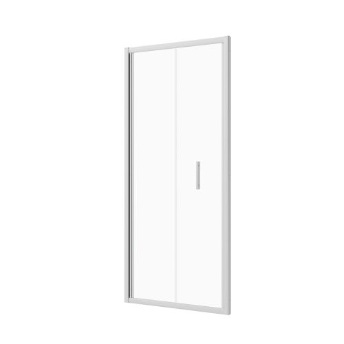 Sanotechnik - Falttür chrome 78-82x200cm 6mm Easy-Clean