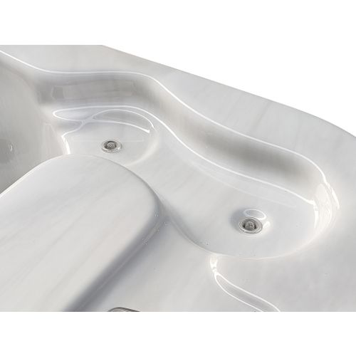OUTDOORPOOL MODENA +AD  Weiß 205x130x70 cm
