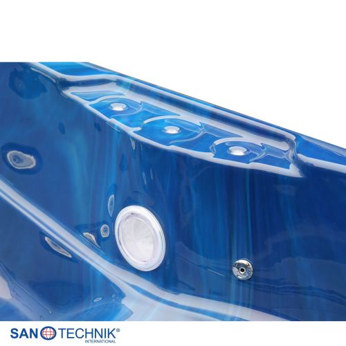 Sanotechnik - Zunanji masažni bazen MODENA - Modri marmor 205x130x70 cm