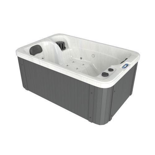 OUTDOORPOOL+AD SPLIT white marble 175x115x70 cm