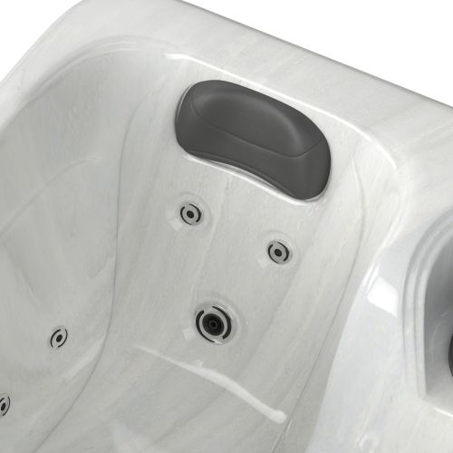 OUTDOORPOOL+AD SPLIT white marble 175x115x70 cm
