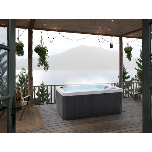 OUTDOORPOOL+AD SPLIT white marble 175x115x70 cm