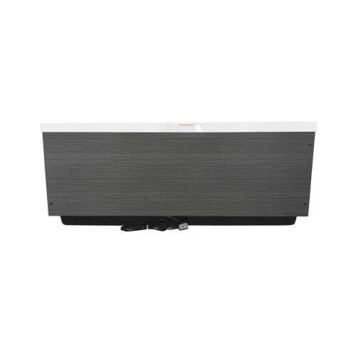 Sanotechnik - KORFU OUTDOOR WHIRLPOOL white inkl. Abdeckung und Stiege 190x140x70 cm