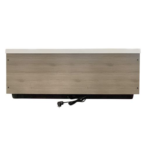 Sanotechnik - ZADAR OUTDOOR WHIRLPOOL white inkl. Abdeckung und Stiege 190x140x70 cm