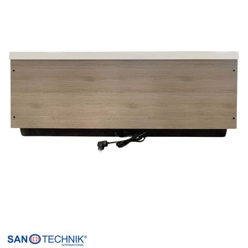Sanotechnik - Vanjski masažni bazen ZADAR - bijeli 190x140x70 cm, uključujući pokrov i stepenice
