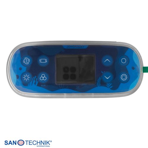 Sanotechnik - Masažni bazen za plivanje VALENCIA, bijeli s poklopcem i stepenicama 400x220x126 cm