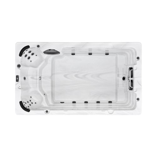 OUTDOORPOOL SWIMSPA +AD +ST IBIZA sterling silver 400x228x131 cm