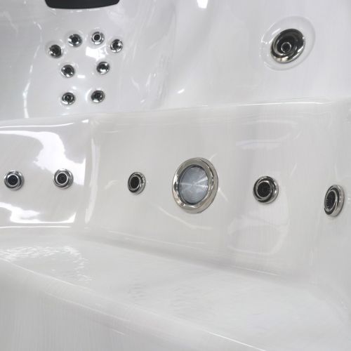 OUTDOORPOOL SWIMSPA +AD +ST IBIZA sterling silver 400x228x131 cm