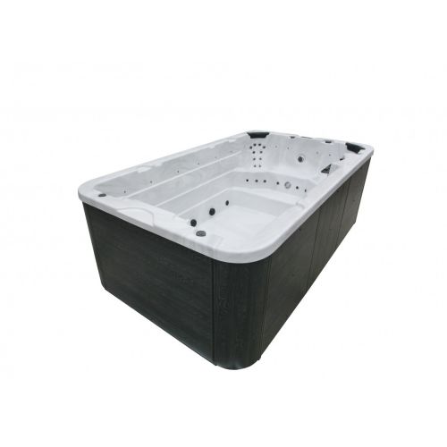 OUTDOORPOOL SWIMSPA +AD +ST IBIZA sterling silver 400x228x131 cm