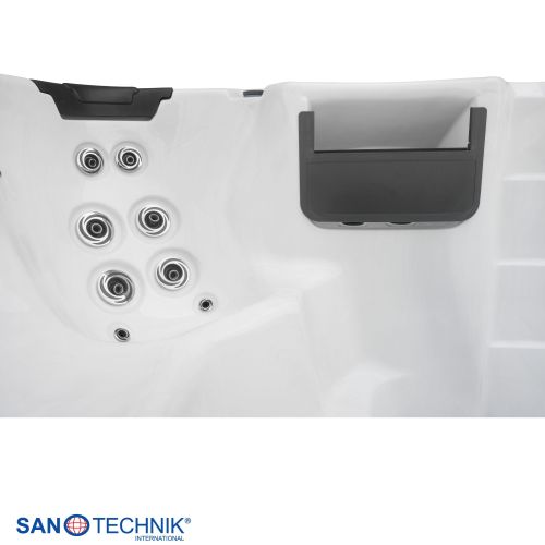 Sanotechnik - Plavalni masažni bazen IBIZA srebrno bel 400x228x131 cm