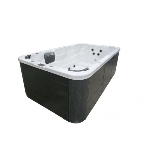 OUTDOORPOOL SWIMSPA +AD +ST MENORCA sterling silver 450x228x131 cm
