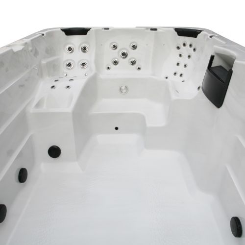 OUTDOORPOOL SWIMSPA +AD +ST MENORCA sterling silver 450x228x131 cm