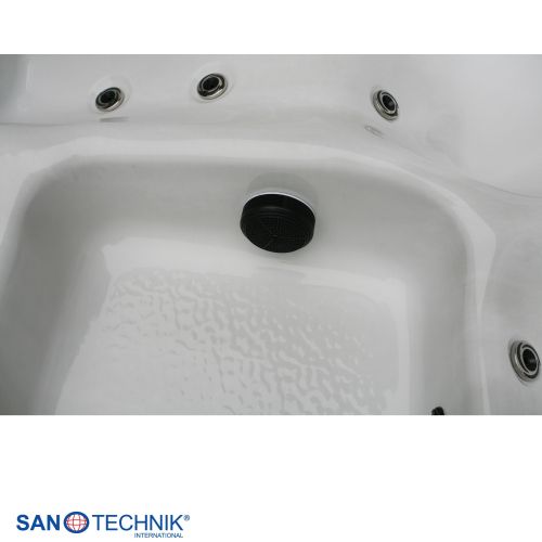 Sanotechnik - Zunanji masažni bazen FIJI - Beli marmor 210x160x80 cm