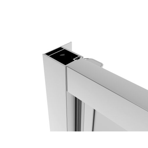 Sanotechnik - Salontür chrome 90x200 6mm ESG Easy-Clean