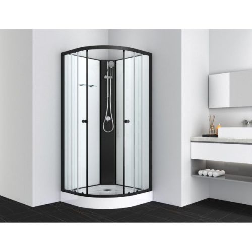 Komplettdk BALATON 2 schwarz 90x90x203cm