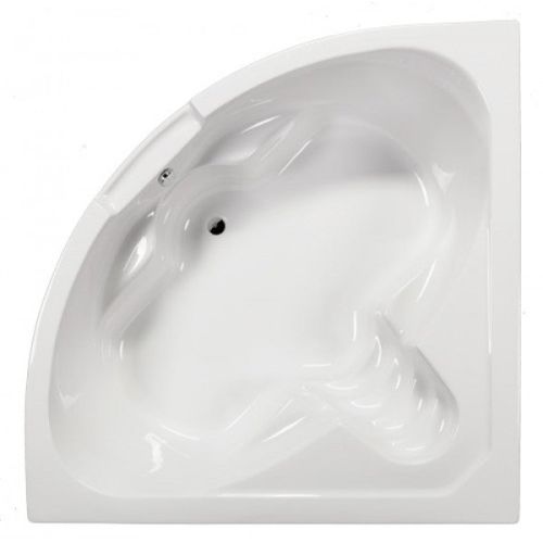 Eck-BW RIVIERA, 150x150x47,5cm, weiß