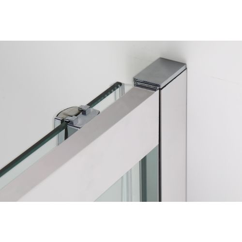 Zložljiva vrata 80cm krom 79-82x195cm