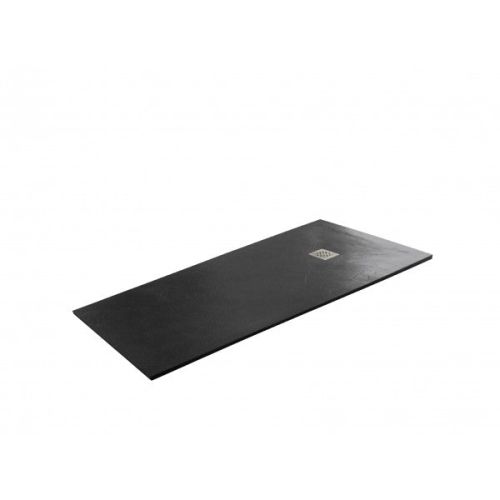 KRETA 80/120 öntött márvány zuhanytálca, antracit