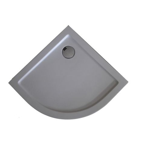 Rund-Brausetasse ZEUS 90x90x4cm weiß