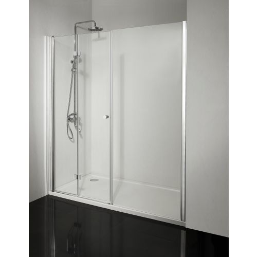 Smartflex csuklóajtó 100 cm, balos, króm