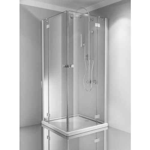 Schwenktüre f.DK, chrom 77-79x195cm