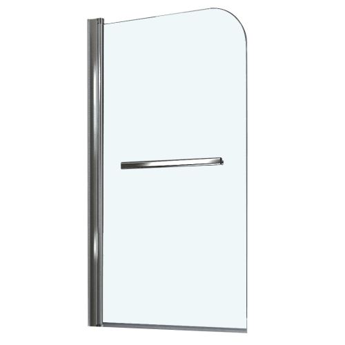 Pregradna stjena za tuš 80 x 140, profil 6mm, sigurnosno staklo, krom