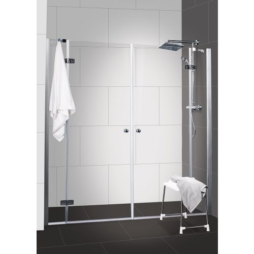 Nihajna vrata levo za tuš kabino 75-77x195cm