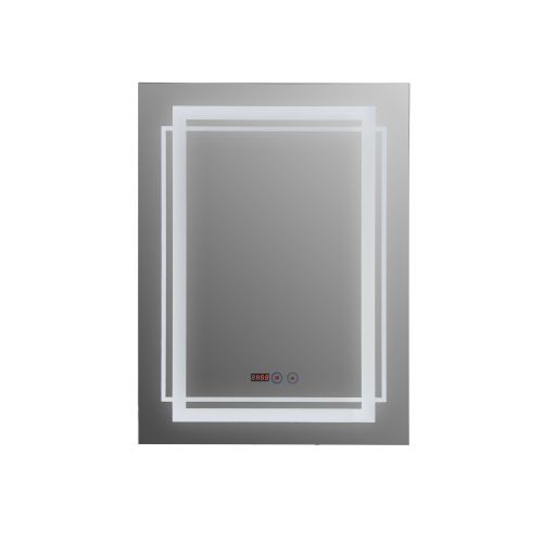 Spiegel m.indirekter Bel. 60x80cm