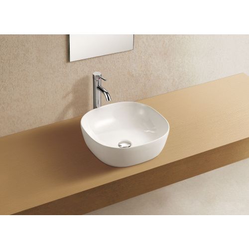 Keramik Aufbauwaschtisch eckig