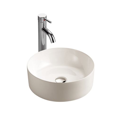 SLIM Aufbauwaschtisch rund