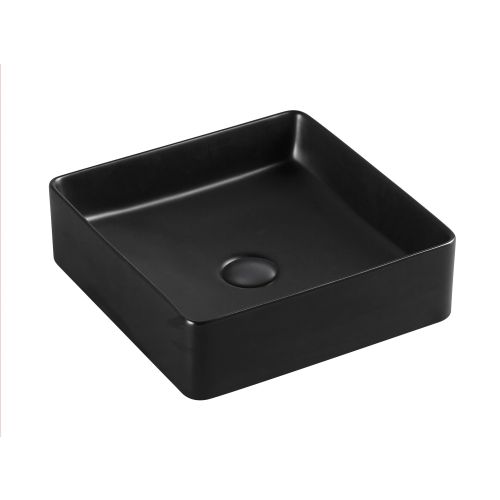 Sanotechnik - Keramički umivaonik za ugradnju, kutni, crni
