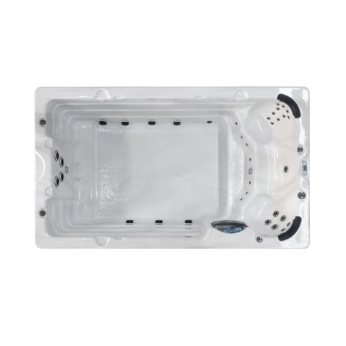 OUTDOORPOOL SWIMSPA +AD +ST IBIZA sterling silver 400x228x131 cm
