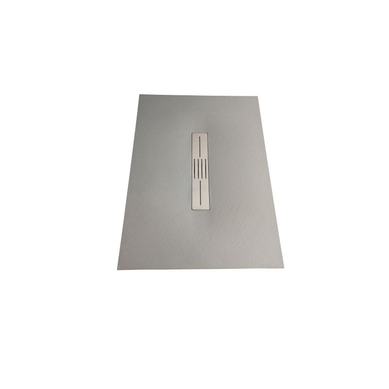 Sanotechnik - Schneidbare SMC Brausetasse 170x80cm weiss Steinoptik