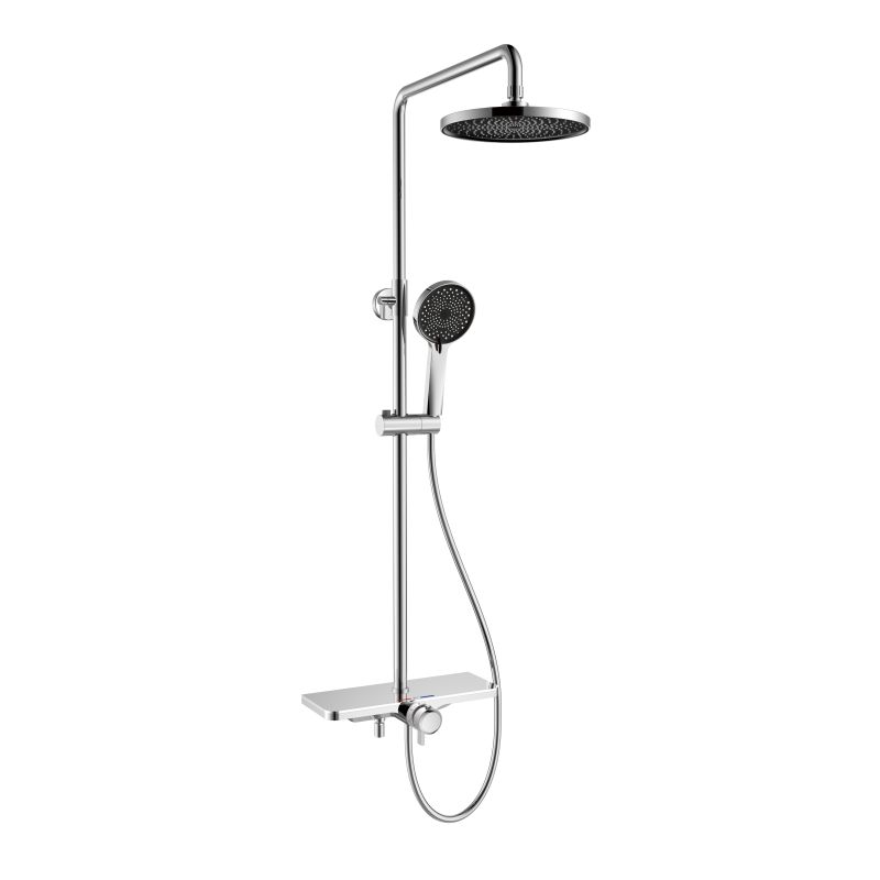 Sanotechnik - Überkopfbrausestangen-set chrom