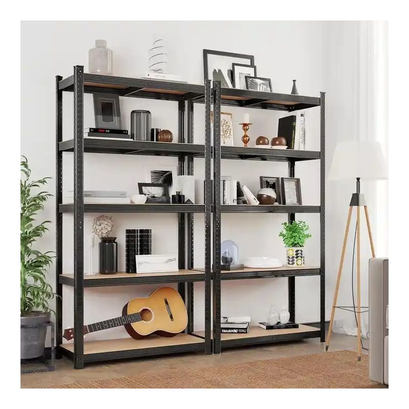 Schwerlastregal schwarz 90x40x180 cm