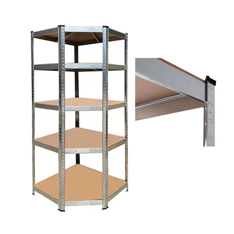 Sanotechnik - Kutni teški regal cink 77x77x40x40x41xV180 cm