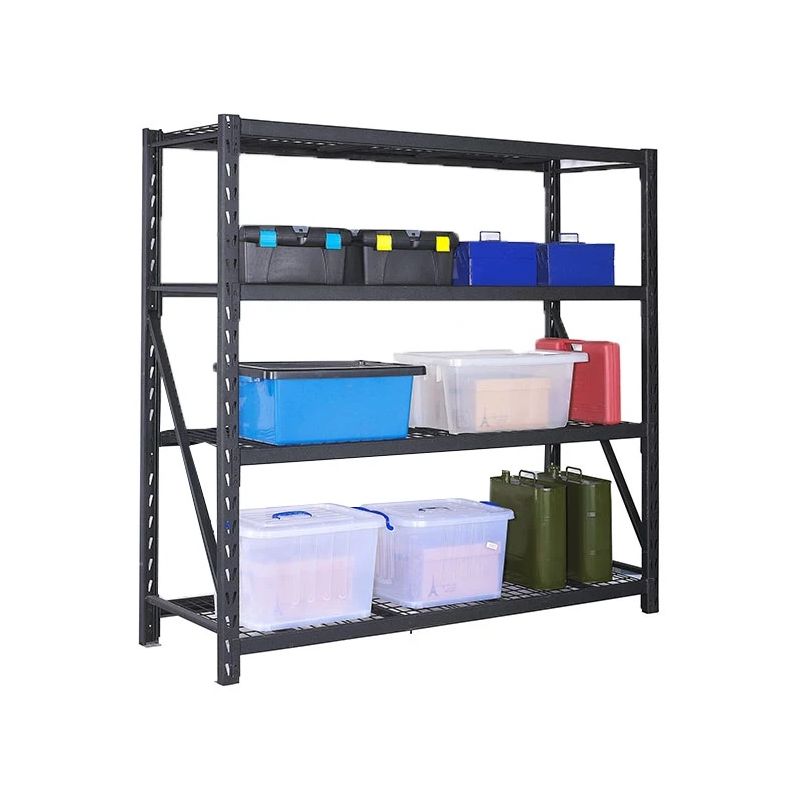 Industrie-Schwerlastregal schwarz 180x53x183cm