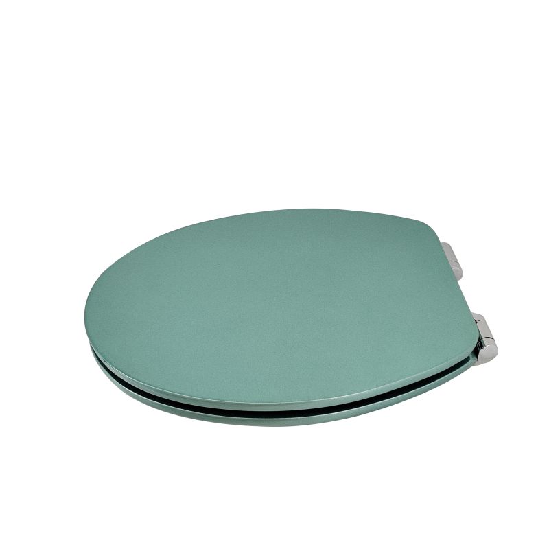 WC ülőke MDF-FÁS színes SOFTCLOSE zöld csillogó dizájnnal