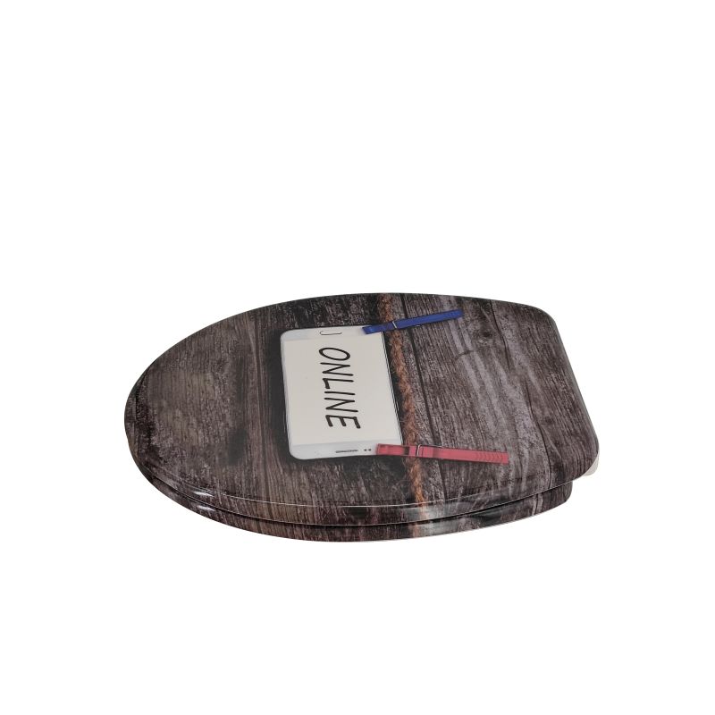 Sanotechnik - WC Sitz ABS SOFTCLOSE 3 Seiten bedruckt