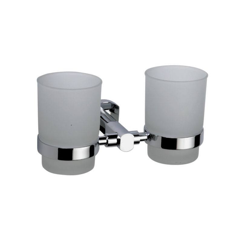 NICOLE Doppelglashalter chrom