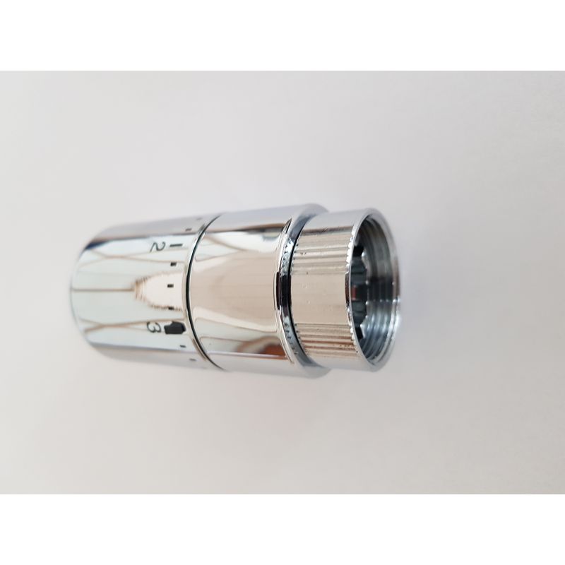 Kromirana termostatska glava za kopalniški radiator