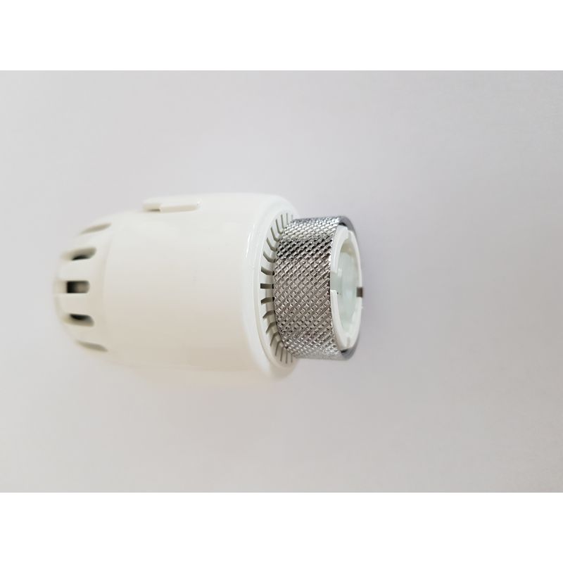 Termostatska glava bela za kopalniški radiator