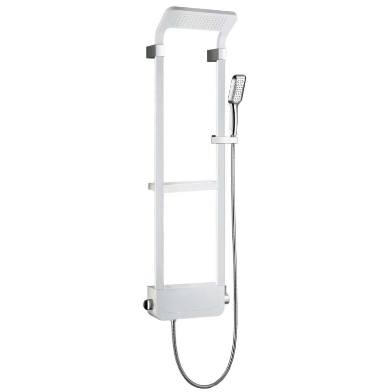 Sanotechnik - Duschmassagepaneel MALAGA weiß