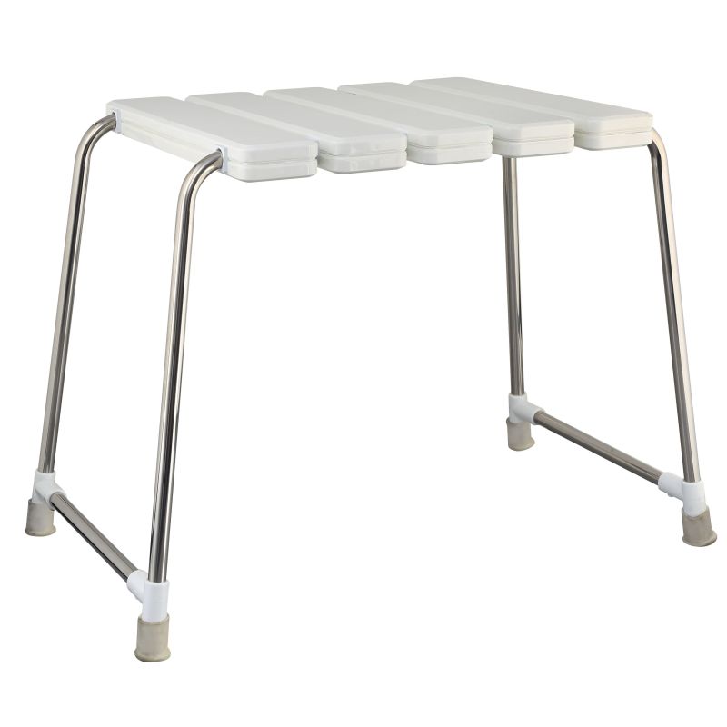 Tuš stol bel 32x40x41cm