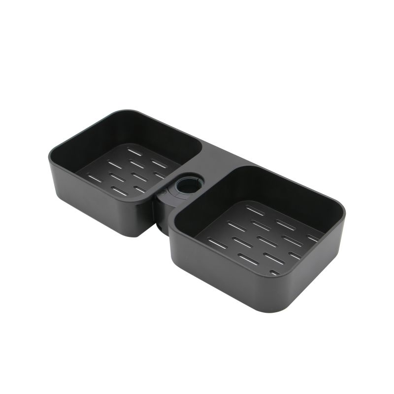 Crni mat držač za sapun za tuš šipke promjera 19;22;25mm