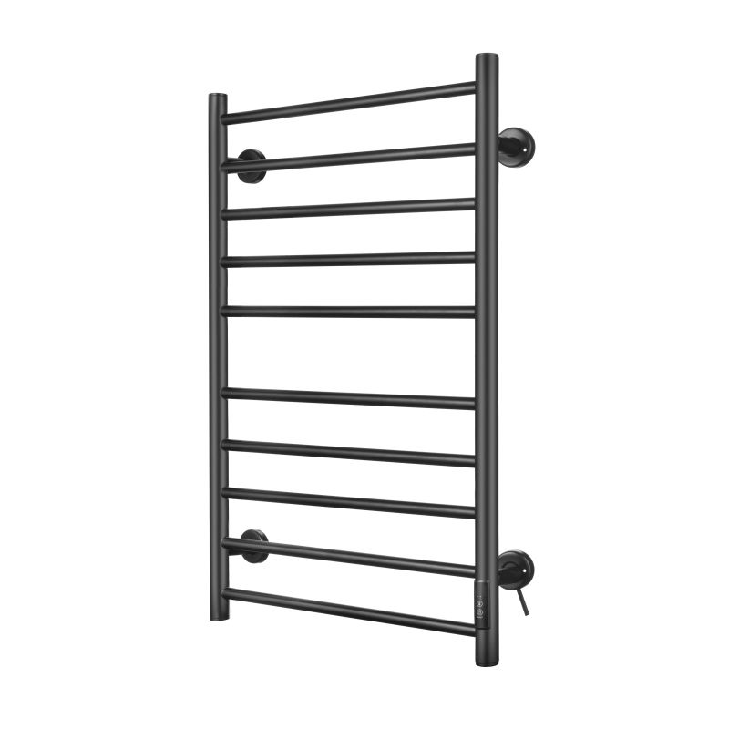 Električni grelnik brisač črne barve