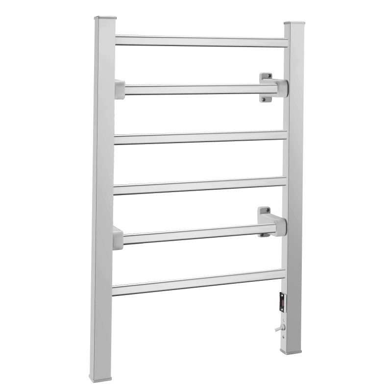 Električni grelnik brisač srebrn