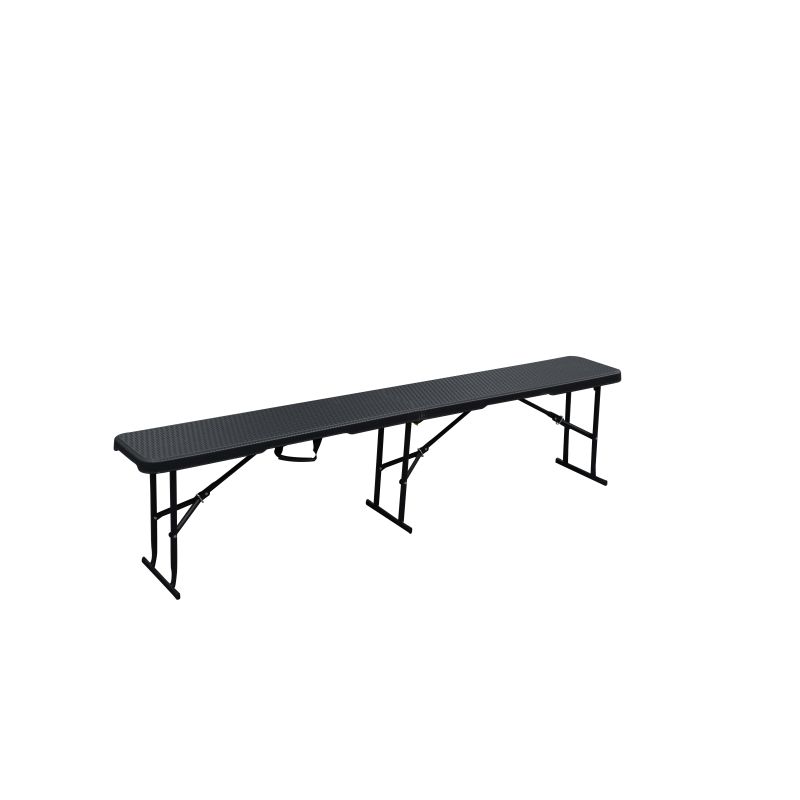 Sanotechnik - Klappbank Rattan optik 182x28x43 cm